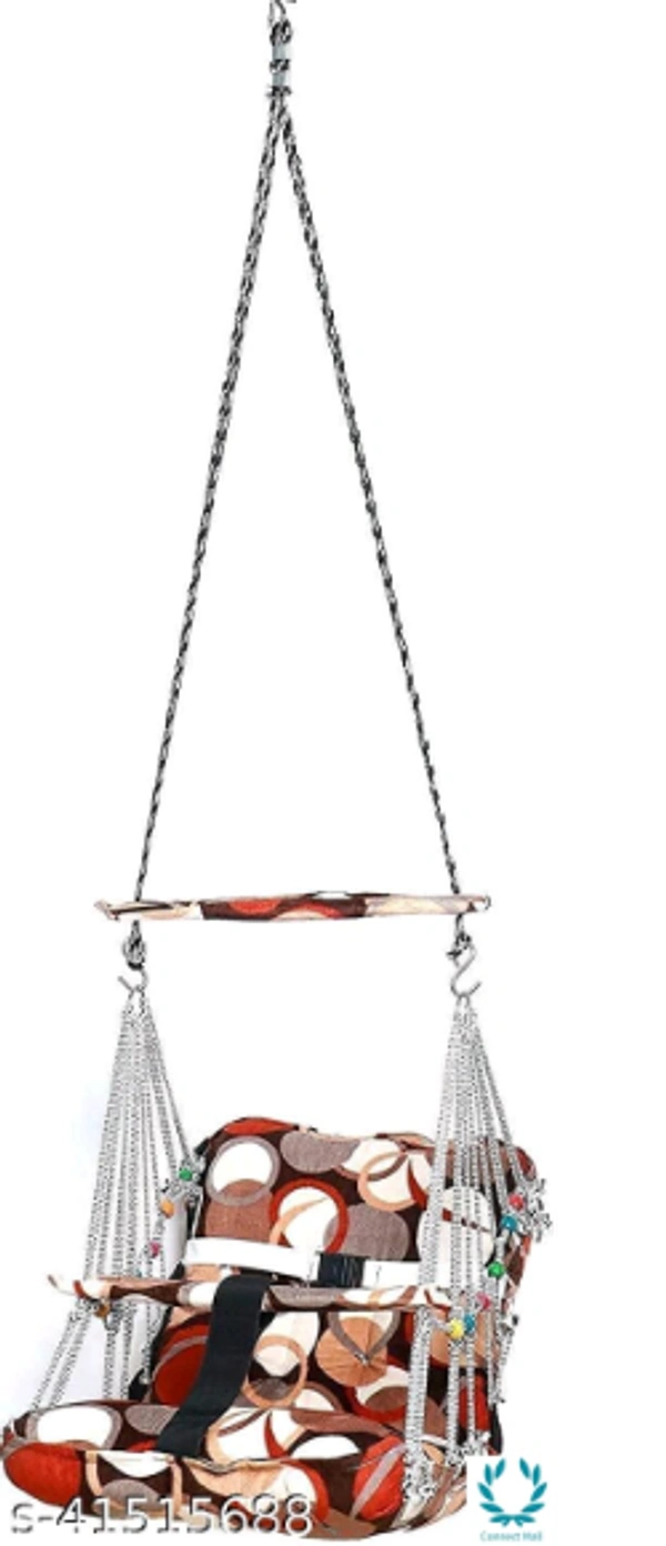 Classy Hanging Cradle - L XH XB (12.5 X3.5 X 9.5)cm, Cotton, Jhula, Pack Of:1